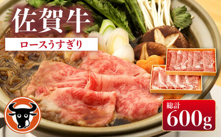 牛肉 ロース薄切り 計600g NAC026 牛肉 薄切り