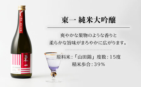 【12回定期便】日本酒 東一 純米大吟醸酒 NBQ103 日本酒定期便