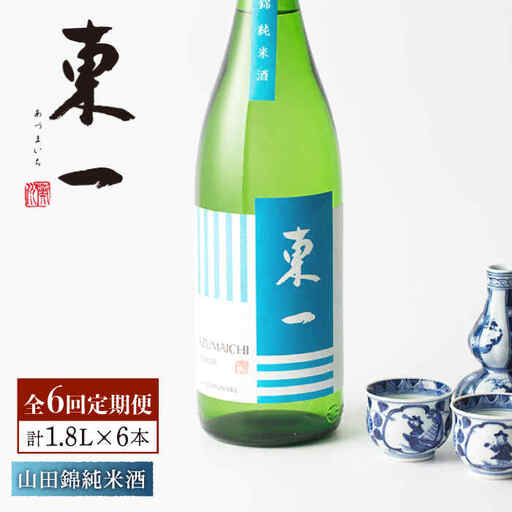 【6回定期便】日本酒 東一 山田錦純米酒 NBQ117 日本酒定期便