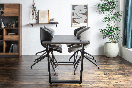 【東馬家具】ツキミ 160DT BK(H060675)