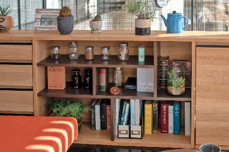 ムルート 120スリムシェルフ NA【完成品 開梱設置 梱包材引き取り リビング 収納 日本製】(H062315)