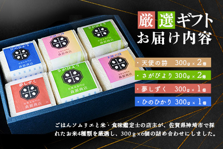【数量限定】令和7年産 佐賀県神埼米厳選ギフトセット(精米) (H063143)