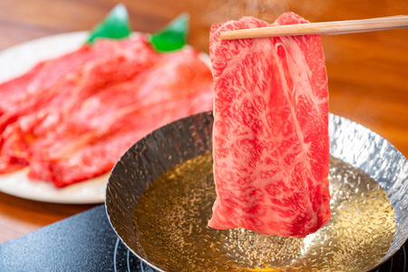 【佐賀牛】肩ローススライス500g【A4 A5 薄切り肉 牛肉 すき焼き しゃぶしゃぶ】(H065192)					