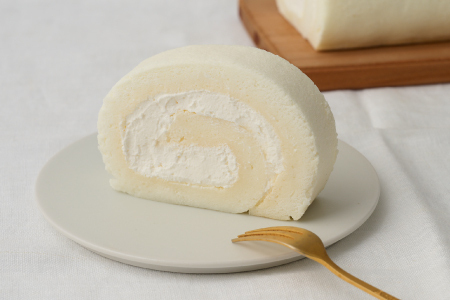 【プレミアム米粉ロールケーキ】天使のホワイトロール 2本セット (H053313)