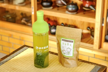 【フィルターインボトル付き】お子茶ま。ティーパック(10g×15P入り)×2袋 【煎茶 嬉野茶 水出し煎茶 水出し茶 田中茶舗 佐賀県】(H047116)