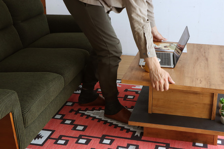 アダムロ リフトアップテーブル LBR (H060372)