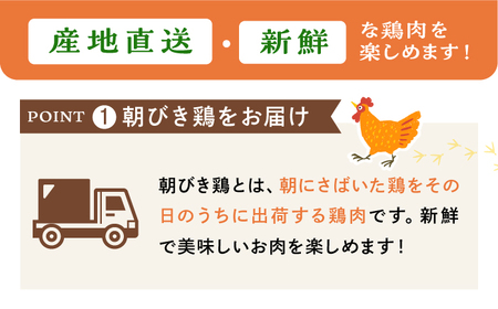 ＜新鮮！産地直送＞みつせ鶏の朝びき鶏 もも肉 計1.5kg（500g×3袋） 吉野ヶ里町/ヨコオフーズ 鶏肉 鶏 国産 チルド モモ [FAE177]