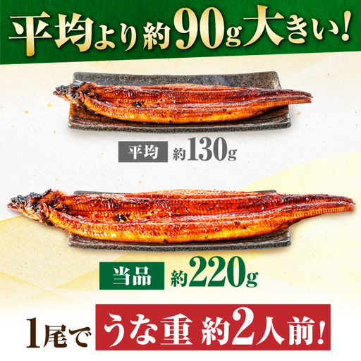 【全3回定期便】中国産 特大うなぎ蒲焼 計660g（220g×3尾）吉野ヶ里町/株式会社フジマキ うなぎ ウナギ 蒲焼[FDM011]
