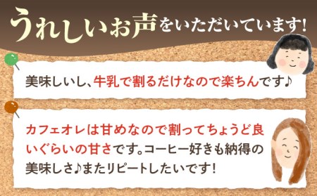 【3回定期便】OK COFFEE カフェオレの素 600mlボトル×2本 コーヒー 飲料 珈琲 ドリンク カフェオレ カフェラテ ベース[FBL006]