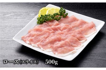 ！肥前さくらポーク ロース＆肩ロース スライス食べ比べセット1,000g（各500g）【佐賀県農業協同組合】 [FBE026]