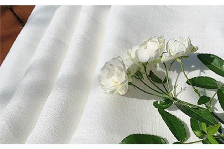 長く使える上質のリネン100％のフェイスタオル4枚セット Dondonyokunaru [FCF005]