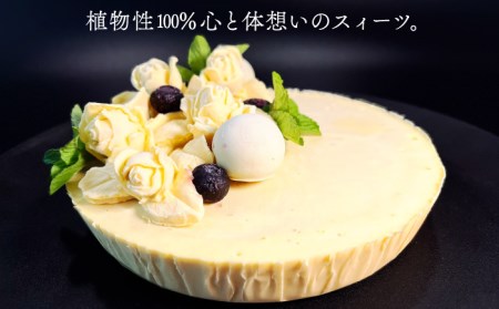 植物性100％ Vegan Raw Cake Mango（マンゴー/Mサイズ）お砂糖・小麦粉・乳製品不使用のスイーツ ヴィーガンローケーキ 吉野ヶ里町/Dondonyokunaru [FCF052]