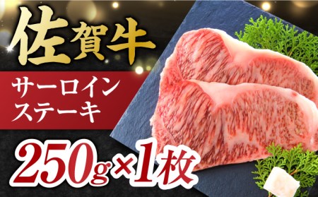 艶さし ！ 佐賀牛 サーロインステーキ 250g (250g×1枚) 吉野ヶ里町 佐賀牛 牛肉 肉 サーロイン ステーキ 国産 ブランド牛 [FDB009]