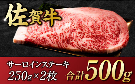 佐賀牛 サーロインステーキ 500g  すてーき 黒毛和牛[FDB010]