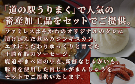 十勝ぜいたく加工品セット SKAC001 【 肉 ソーセージ ジンギスカン 肉まん 北海道 送料無料 】
