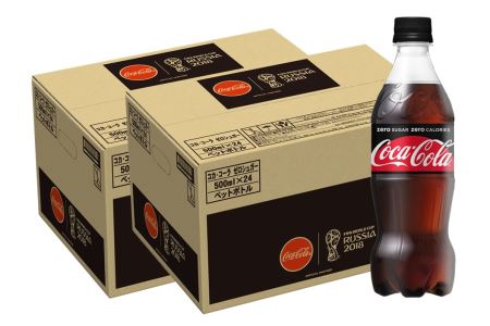 A3-050F コカ・コーラゼロシュガー500mlPET 2ケース(48本)