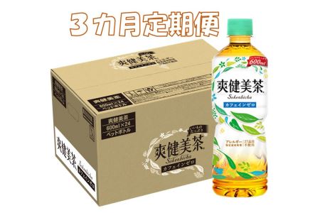 B-084F 3カ月定期便 爽健美茶 600mlPET(計72本)