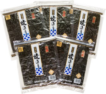 A4-093F 佐賀・有明海産焼のり１０枚×５袋