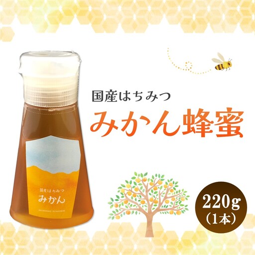 みよしの蜂蜜(みかん)220g×1本 K063025