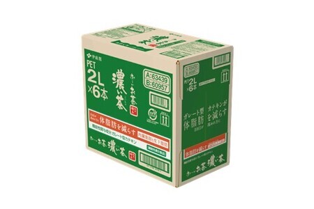 【6カ月定期便】おーいお茶濃い茶 2L×6本(合計6ケース)【伊藤園 お茶 緑茶 濃い 渋み まとめ買い 箱買い ケース買い カテキン 2倍 体脂肪】 D2-F071316