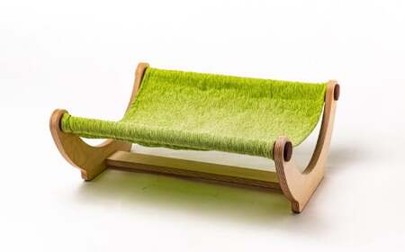 猫用木製ハンモックベッド E-262