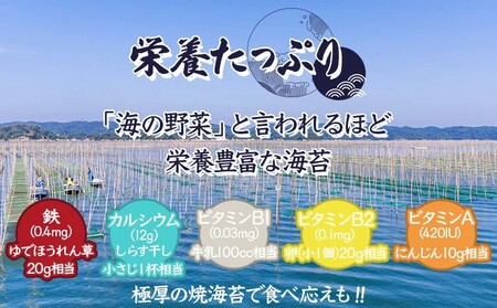 お試しサイズ”！ 佐賀海苔 極厚初摘み焼海苔 5枚×2袋セット ご飯のお供にぴったり ポスト投函で受取ラクラク☆