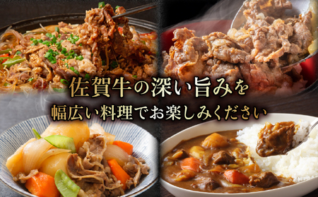 艶さし！【A4~A5】佐賀牛切り落とし 1kg (500g×2P)