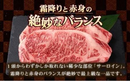 【佐賀牛】肉の王様☆サーロインステーキ 500g (約250g×2枚）