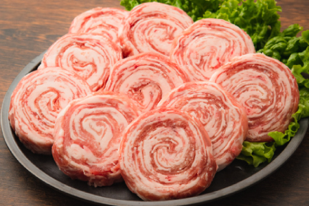 12個セット 無添加・手作り! 肥前さくらポーク 豚ロールステーキ B-1061