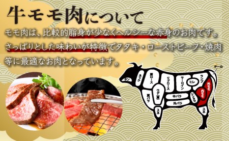 C-589【佐賀牛】モモブロック(タタキ・ローストビーフ・焼肉等)500g