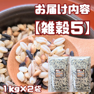 CIC08_雑穀５　１㎏×２袋（２㎏）