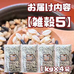 CIC09_雑穀５　１㎏×４袋（４㎏）