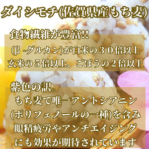 CIB38_【６回定期便】ダイシモチ２ｋｇ もち麦 キラリ もち麦ごはん