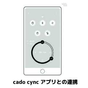 EE095_cado カドー空気清浄機　LEAF320i　クールグレー +交換フィルター付き