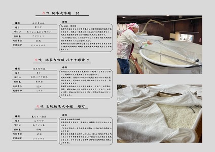 CN029_みやき町の地酒「天吹」 生もと 純米大吟醸 大吟醸 造り型三品