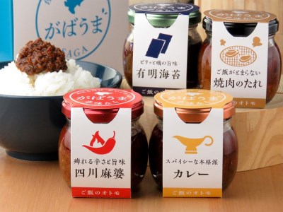 DZ001_辛味噌4本セット（焼肉・四川・カレー・のり）