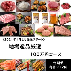 Bg099 訳あり 定期便 地場産品厳選 12回コース 100万円コース 佐賀県みやき町 ふるさと納税サイト ふるなび