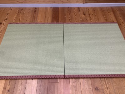 EZ013_半畳たたみ×2枚（麻の葉模様）