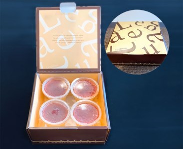 EW008_大人気☆さがほのかで作るストロベリームース♪4個セット