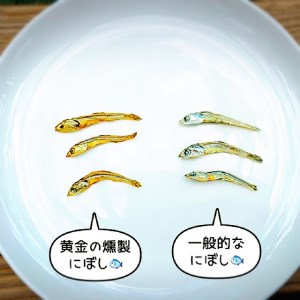 FB018_犬と猫の無添加おやつ☆お塩不使用☆黄金の燻製にぼし 佐賀県