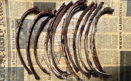 FW002_<小型犬用>無添加・天然いのしし骨ガム200g