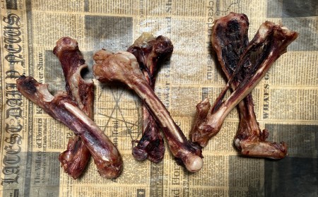 FW005_＜大型犬用＞無添加・天然いのしし骨ガム４００ｇ