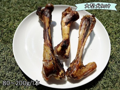 FB132_【お試し1本】大型犬向け☆天然いのししの骨ガム