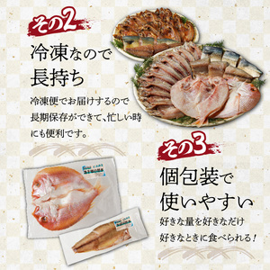 厳選干物 3種(連子鯛・アジ・サバ)32枚 / 訳あり 干物 詰め合わせ【B167】