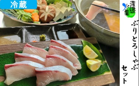 渡邉水産 ぶりとろしゃぶセット(3~4人前)【冷蔵】