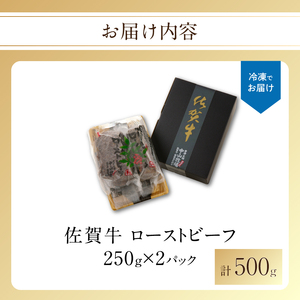 中山牧場 佐賀牛ローストビーフ 500g【C022】