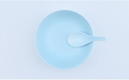 有田焼 究極のラーメン鉢 Colors ブルー レンゲ付【まるぶんオリジナル】食器 器 うつわ 麺鉢 ラーメン鉢 丼 丼ぶり どんぶり シンプル おしゃれ マット くすみカラー 青 電子レンジ対応 A24-183