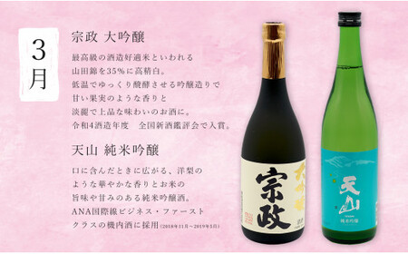 S85-1「有田で造る日本酒」「THE SAGA認定酒 」年4回の定期便【3月・6月・9月・12月】佐嘉蔵屋