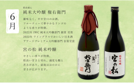 S85-1「有田で造る日本酒」「THE SAGA認定酒 」年4回の定期便【3月・6月・9月・12月】佐嘉蔵屋