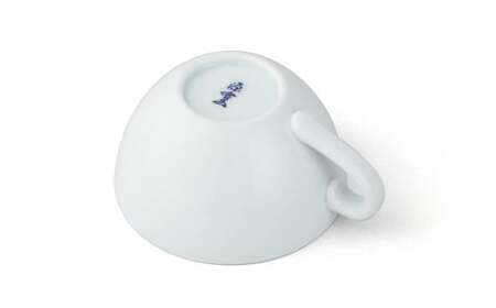 源右衛門窯 染付市松紋 スープ碗 器 食器 皿 デザートカップ カフェオレボウル 有田焼 A40-305